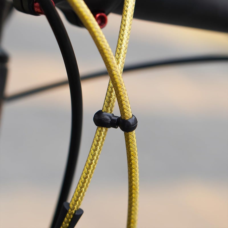 CNC Road Bike Brake Cable Kit,Universal Brake Cable Housing Coated Braided & Teflon Inner line For Bicycle Road Bike（Black/Gold/Silver/Titanium silver） - Image 5